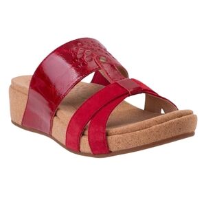 Revitalign Andover Wedge Sandal From Waco Shoes, Size 7.5